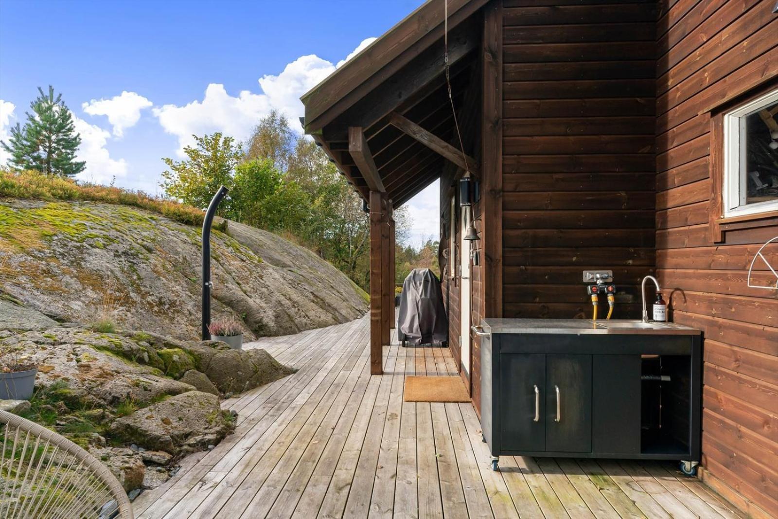 Вилла Charming House Located By The Fjord With The Pultpitrock Within Short Distance Йёрпеланн Экстерьер фото